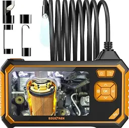 Відеоендоскоп 5 м Bigstren 19376 Full HD, ендоскопічна камера з екраном 4,3" та захистом IP67