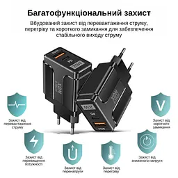 Зарядний пристрій XON PowerCharge 20W (PD20) USB Type-C (PCWA020020A1С1W 6143) Білий - мініатюра 2