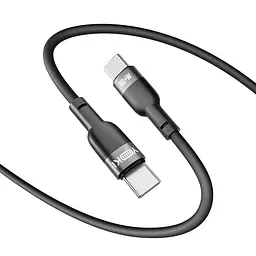 Кабель для заряджання та обміну даними USB Yoki YK-SI50 SILICONE Series Type-C to Type-C 60W 3A/20V 1.2 м Чорний - мініатюра 8