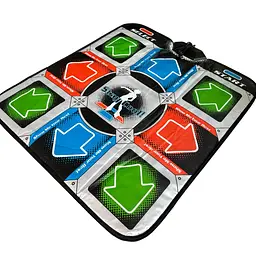 Танцювальний килимок X-TREME Dance PAD Platinum для PC (2 оранж., 4 зілля., 2 блакитні стрілки) килимок для танців - мініатюра 4