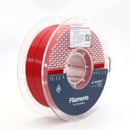 Пластик для 3D печати Gembird, PETG, Red, 1.75 мм, 1 кг (3DP-PETG1.75HY-01-R) - миниатюра 1