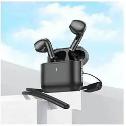 Бездротові навушники Hoco EW53 Lucky true wireless BT headset чорні 6942007600538 - мініатюра 5