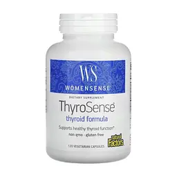 Витаминно-минеральный комплекс Natural Factors Поддержка щитовидной железы, WomenSense, ThyroSense, 120 вегетари (NFS-04946)