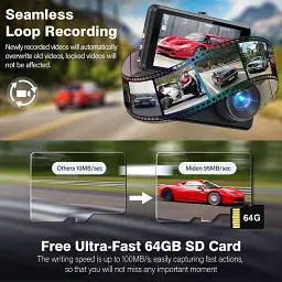 Відеореєстратор Miden S7 / Full HD / Чорна - мініатюра 4