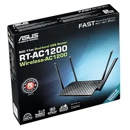 Роутер ASUS RT-AC1200 AC1200 V2 Black 802.11ac (RT-AC1200) - мініатюра 6