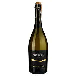 Вино ігристе Casa Defra Prosecco Frizzante Spago DOC, біле, сухе, 0,75 л