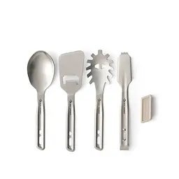 Набір кухонного приладдя Sea to Summit Detour Stainless Steel Utensil Set, 4 предмети Сріблястий