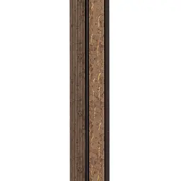 Рейка декоративна Sticker Wall PS 2900х118х12мм Коричневий із золотими прожилками SW-00001749 - мініатюра 5