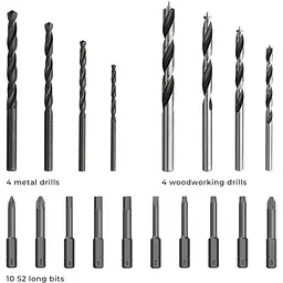 Дриль-шуруповерт HOTO 12V Brushless Drill Black (QWLDZ001) [105664] - мініатюра 10