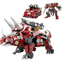 Конструктор Reobrix Mecha Dino Трансформер 3в1 динозавр Трицератопс (33003) [160326]