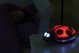 Нічний світильник DreamBaby Ladybug, червоний з чорним (F689) - мініатюра 5