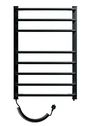 Рушникосушарка електрична Heizung EU 8/55 ліва з терморегулятором 860x550 мм Чорний 30412