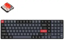 Клавіатура Keychron K17 Gateron MX 2.0 Red EN/UKR White Led Black (K17P-A1-UA)