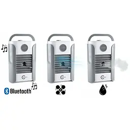 Охолоджувач повітря Bluetooth колонка 3в1 акумуляторний 2000mAh Carruzzo Q95D