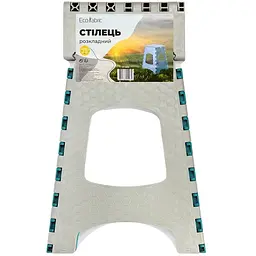 Стілець розкладний Eco Fabric 44.75 см бірюзовий (CT-003) - мініатюра 6