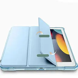 Чохол-книжка BeCover Tri Fold Hard для Apple iPad 10.2 2019/2020/2021 Light Blue (711126) - мініатюра 4