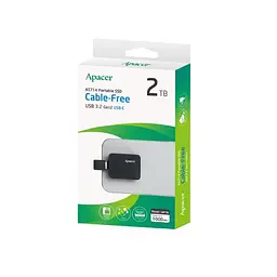 Накопичувач SSD Apacer SSD AS714 2TB USB 3.2 Gen.2 Read/Write 1000MB/s Black (AP2TBAS714B-1) - мініатюра 3