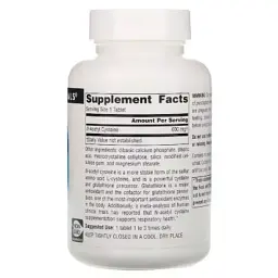 Амінокислота Source Naturals NAC (N-Ацетил-L-Цистеїн), 600 мг, N-Acetyl Cysteine, 30 таблеток (SN0849) - мініатюра 2