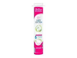 Ватні диски LADY COTTON косметичнi 120+20шт