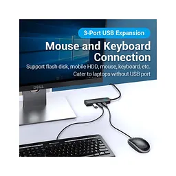 Концентратор VENTION USB 3.0 to 3хUSB 3.0/2хTRS Audio/USB Micro 1.0m (CHIBF) - мініатюра 4