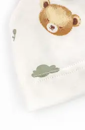 Шапочка з вузликом для малюків Baby Bear з тканини інтерлок - мініатюра 3
