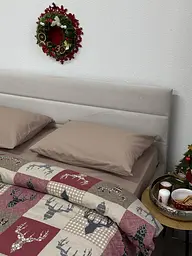 Комплект постільної білизни Ecotton полуторний 29345-2 Оленi на червоному (24289) - мініатюра 11