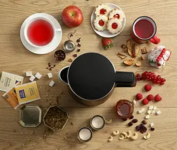 Gorenje Електрочайник, 1,5л, 2,200 Вт, корпус-нержав., Strix, матовий, чорний - мініатюра 6