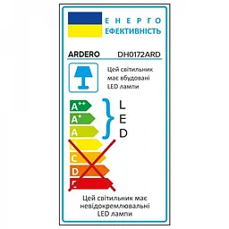 Архітектурний світлодіодний накладний світильник Ardero DH0172ARD Polar 3000K чорний 18 Вт (80683) - мініатюра 5