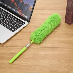 Метелка для пилу Microfibre Duster телескопічна 33–80 см, салатова - мініатюра 3