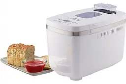 Gorenje Хлібопічка 750Вт програм-14 максиальна вага -1.350 кг форма прямокутник пластик білий - мініатюра 5