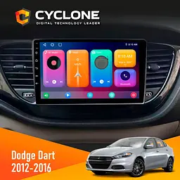 Штатна магнітола Dodge Dart 2012-2016 Cyclone C9-001 2x32 CPL Cyclone (НФ-00009747)