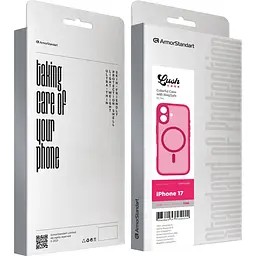 Чохол ArmorStandart Lush MagCase для Apple iPhone 17 Pink (ARM87484) [147205] - мініатюра 3