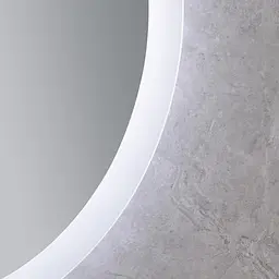 Дзеркало Mixxus Plain MC10-80 (LED Touch, годинник, антизапотівання, димер, регулювання яскравості) MI6932 - мініатюра 3