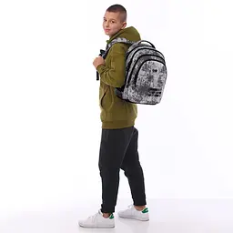 Рюкзак GoPack Teens 162M-3 Сірий (GO26-162M-3) - мініатюра 16