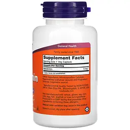 NOW Мелатонін, Melatonin 5 мг - 180 капсул - мініатюра 2