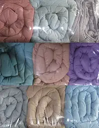 Ковдра євро стьобана з мікрофібри 4 сезони Damani 21868 195х210 см молочна - мініатюра 4