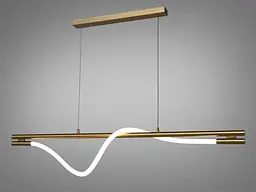 Стельова люстра LED Diasha SY9609-L1200GAB Роуплайт, 15W, бронза, регульована висота, для вітальні, спальні, коридору - мініатюра 2