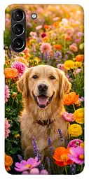 TPU чохол Demsky Flowery labrador для Samsung Galaxy S21+