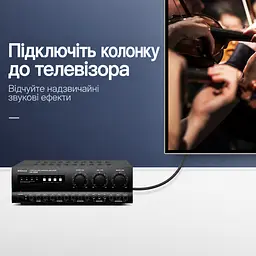 Оптичний цифровий аудіокабель Vention 1,5 м Toslink Тослінк Оптичні штекери S/PDIF 5.1-канальне аудіо Для 5.1 джерело й приймач мають підтримувати формат Чорний (BAEBG) - мініатюра 14