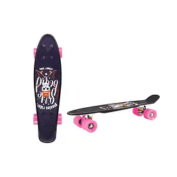 Дитячий скейт, пенні борд 22" (RL7T) Skull, PU колеса Bambi 15х55х15 см det0013646