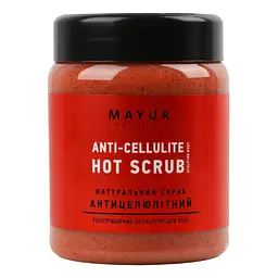 Натуральний скраб-масаж для тіла Mayur Hot Scrub антицелюлітний, 250 мл - мініатюра 3