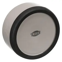 Миска для собак Trixie керамічна з гумовою основою, сірий, 0,4 л, 12 см - мініатюра 2