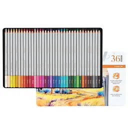 Олiвцi кольорові Deli EC300-36 Dmast 36 кольорів
