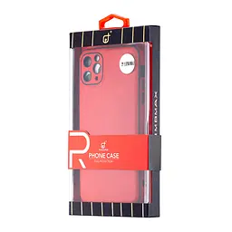 Чохол Jinduka Leather Protected Camera iPhone 11 Pro Max Red - мініатюра 2