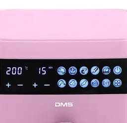 аерофритюрниця мультипіч DMS HFG-7R XXL Pink 1600 Вт - мініатюра 5