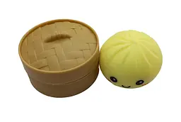 Антистрес (сквіш) "Dumpling. Пельмень" 77910, Ціна за 1 штуку, в упаковці Жовтий