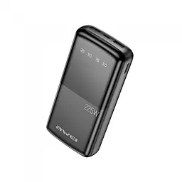 Зовнішній акумулятор, Power bank зі швидкою зарядкою AWEI P13K 20000mAh PD22 5W Чорний - мініатюра 2