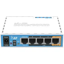 Бездротовий маршрутизатор MikroTik hAP (RB951Ui-2ND) - мініатюра 4