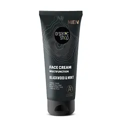 Крем для обличчя мультифункціональний Blackwood and Mint MEN Organic Shop 75 мл