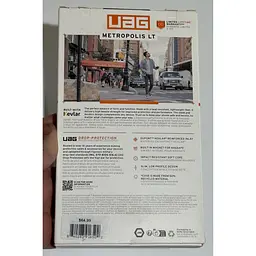 Оригінальний протиударний чохол UAG Metropolis LT MagSafe для iPhone 16 Pro (6.3") Kevlar Black 114452113940 - мініатюра 3